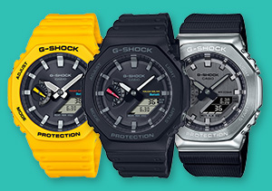 八角形G-SHOCK「2100」シリーズを掲載しました