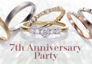 終了【BRIDAL JEWELRY ISHIOKA】7th Anniversary Party（11/7～12/27）